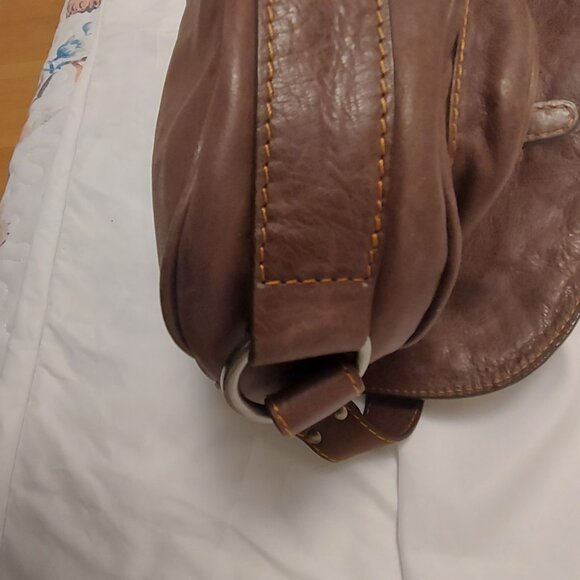 Dior Gaucho Double Saddle Bag in Brown Leather - Picture 7 of 12